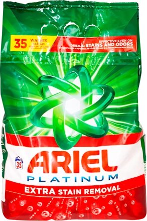 Deterdžent za pranje veša ARIEL Platinum extra stain deterdžent 35 pranja (2,275kg)