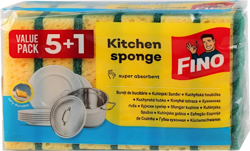 Sundjer FINO  abrazivni 5+1kom gratis
