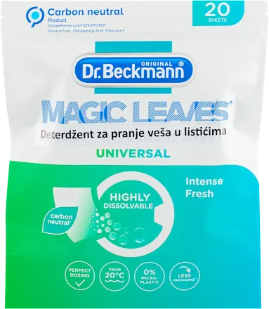 DR.BECKMANN Color deterdžent za pranje veša u listićima 20kom