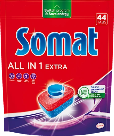 Tablete SOMAT All in one extra 44kom