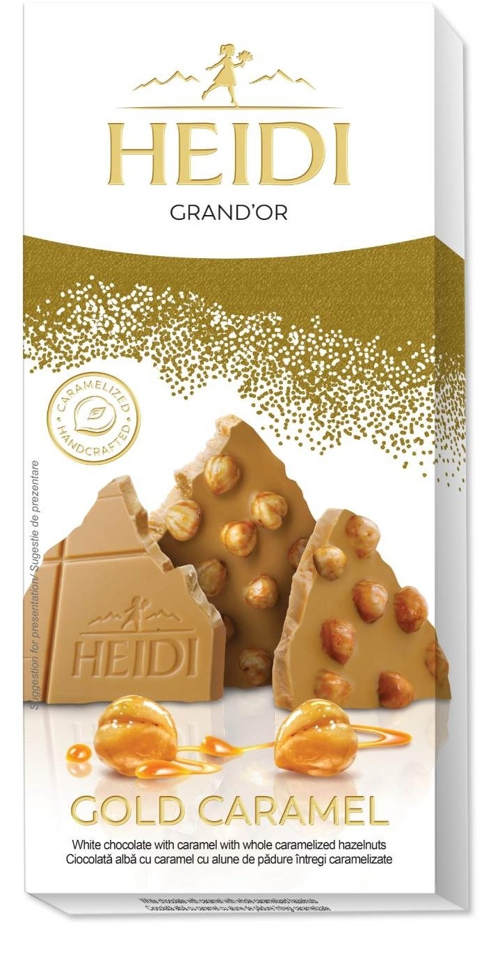 Čokolada HEIDI Grand'or gold caramel 100g