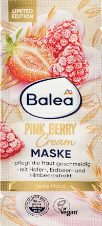 Maska za lice BALEA pink berry Cream, 16 ml