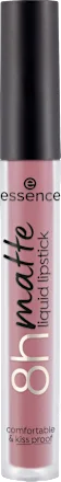 Ruž za usne ESSENCE 8h matte tečni – 06 Cool Mauve, 2,5 ml