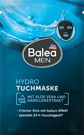 Maska za lice BALEA MEN Hydro u obliku maramice, 1 kom
