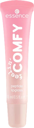 Sjaj za usne ESSENCE feelin' comfy peptid - 01 Strawberry Self-love, 1 kom