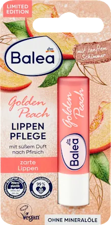 Balzam za usne BALEA Golden Peach 4,8 g