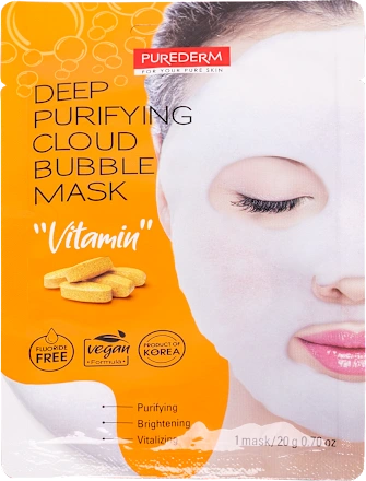 Maska za lice PUREDERM Penušava , 20 g
