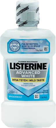 Tečnost za ispiranje usta LISTERINE Advanced White 250 ml