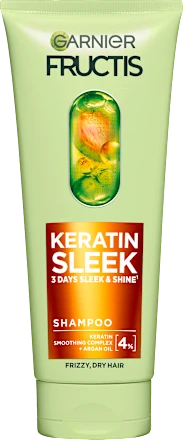 Šampon za kosu GARNIER FRUCTIS Keratin Sleek za nezaglađenu, suvu kosu 200ml