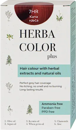 Farba za kosu HERBA COLOR PLUS 7HR kana crvena