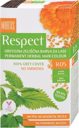 Farba za kosu RESPECT svetlo smeđa 05