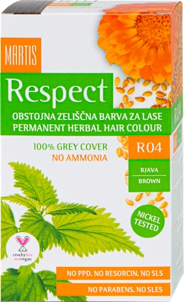 Farba za kosu RESPECT smeđa 04