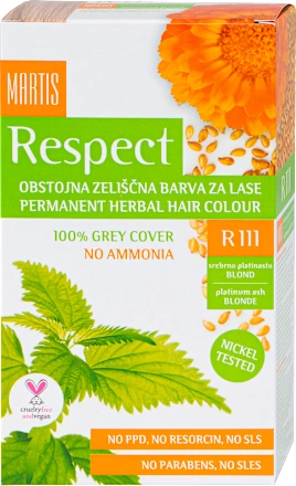 Farba za kosu RESPECT boja za kosu 111 srebrno platinasto plava