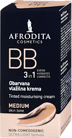 BB krema za lice AFRODITA tonirana vlažna medium 30ml