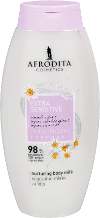 Mleko za telo AFRODITA extra sensitive kamilica 250ml