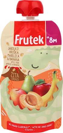 Kašice FRUTEK kaša marelica, 3 žita 100g