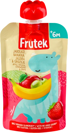Kašice FRUTEK kaša jabuka.banana i jagoda 100g