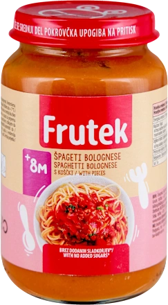 Kašice FRUTEK špagete bolonjeze 190gr
