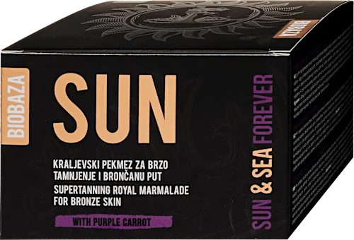 Pekmez za sunčanje BIOBAZA Sun sa ljubičastom šargarepom 250ml