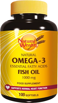 Omega preparati NATURAL WEALTH-NW Natural Wealth Natural Omega-3, 1000mg , 100kapsula