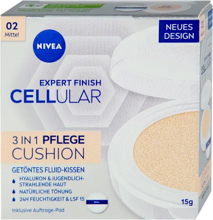 Tonirana krema za lice NIVEA cellular filler cushion 02 medium 15g