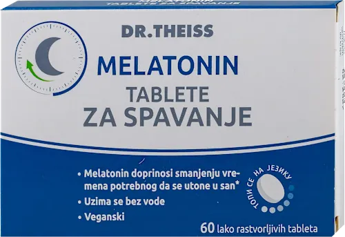 Antistres i relaksacija DR.THEISS Dr Theiss Melatonin, 30 lako rastvorljivih tableta