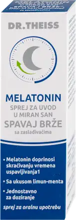 Antistres i relaksacija DR.THEISS melatonin sprej za miran san 30ml