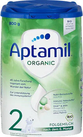 Mleko za bebe APTAMIL Organic 2 800g