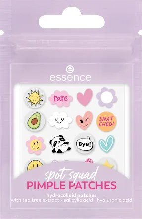 Maska za lice ESSENCE Spot Squad flasteri protiv bubuljica