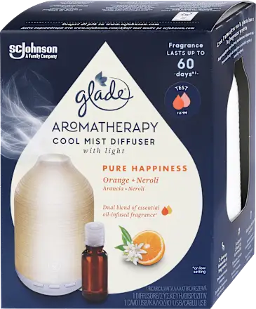 Osveživači prostora GLADE Aromatherapy difuzer baza Pure Happiness