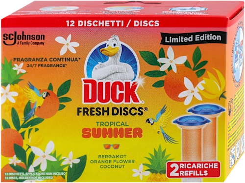 Wc osveživači DUCK fresh discs summer dopuna 72ml