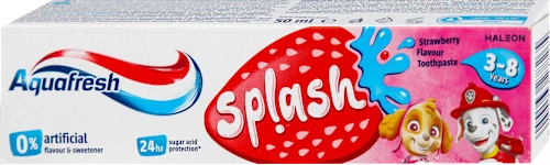Pasta za zube AQUAFRESH Kids splash jagoda menta 3-8, 50ml