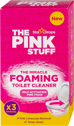 Wc osveživači PINK STUFF The čudesno penasto sredstvo za čišćenje toaleta 3x100g