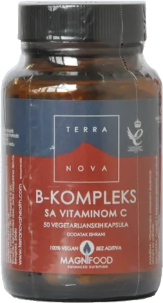 Vitamini i minerali TERRANOVA B kompeks + vitamin C kapsule A50