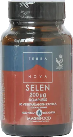 Vitamini i minerali TERRANOVA Selen 200Âµg kompleks A50