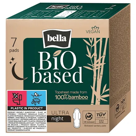Higijenski ulošci BELLA Bio Based noćni 7 komada