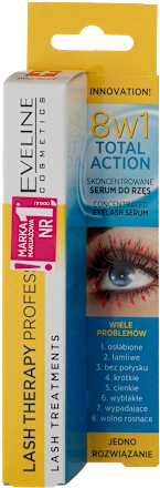 Eveline 8 u 1 Lash terapy serum za trepavice 10ml
