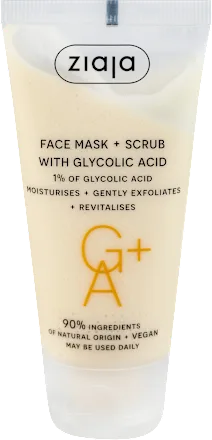 Maska za lice ZIAJA maska i piling za lice sa glikolnom kiselinom 55ml