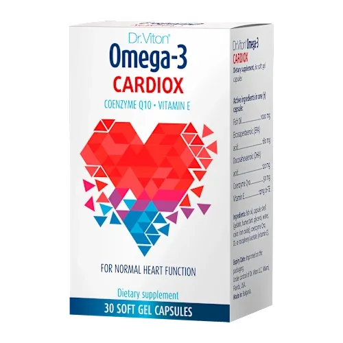 Srce, krvni sudovi i cirkulacija DR VITON Omega-3 Cardiox, 30 kapsula