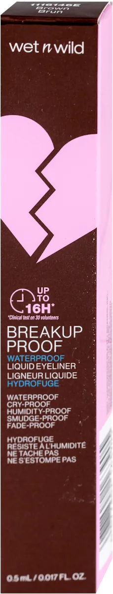 Ajlajner WET N WILD breakup proff tečni - braon, 0,5 ml