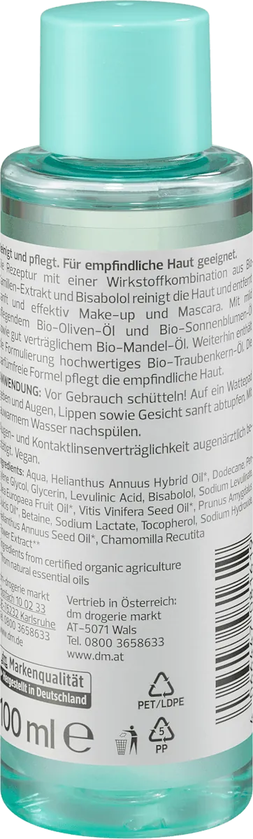 ALVERDE Sensitive sredstvo za uklanjanje šminke 100ml