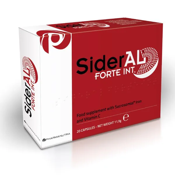 Anemija PHARMA NUTRA Sideral Forte, 20 kapsula