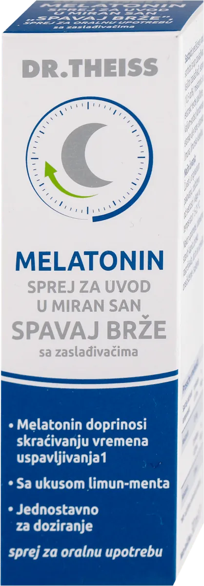 Antistres i relaksacija DR.THEISS melatonin sprej za miran san 30ml