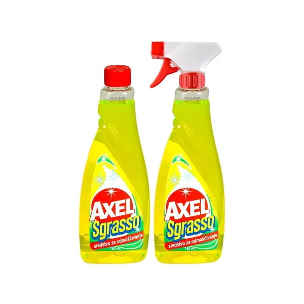 AXEL Sgrasso odmašćivač sa raspršivačem i dopuna 2x750ml
