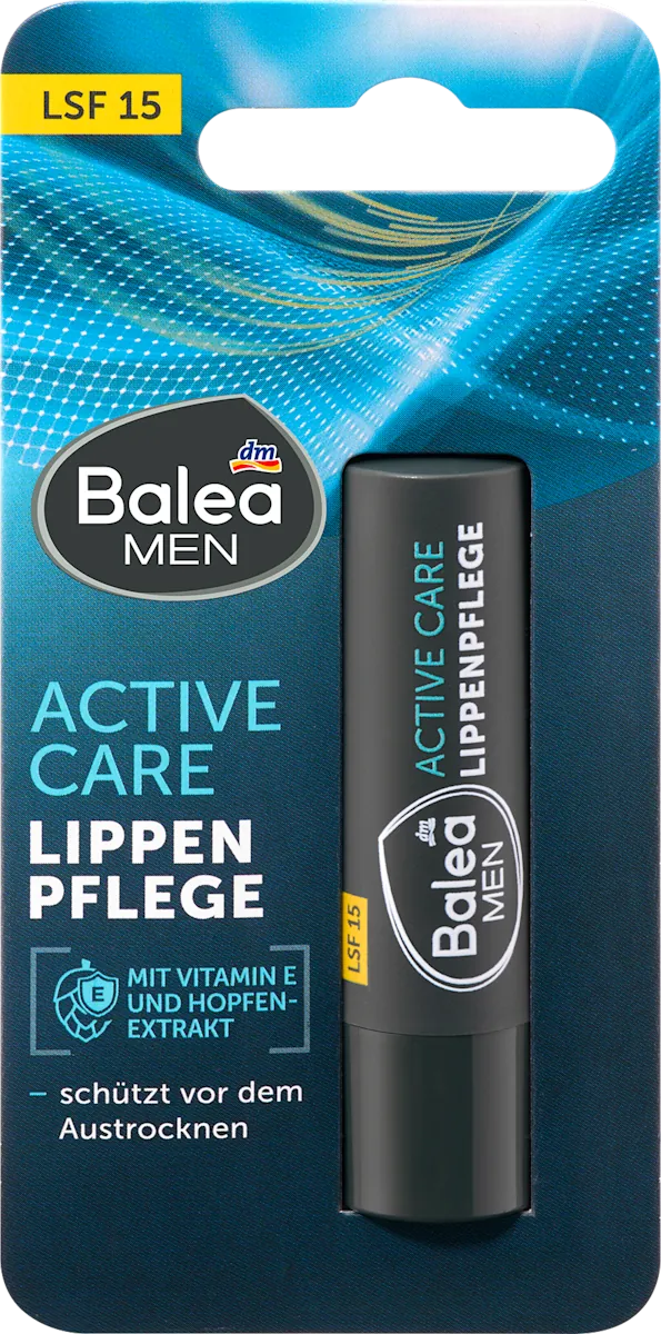 Balzam za usne BALEA MEN Active care SPF15 4,8g