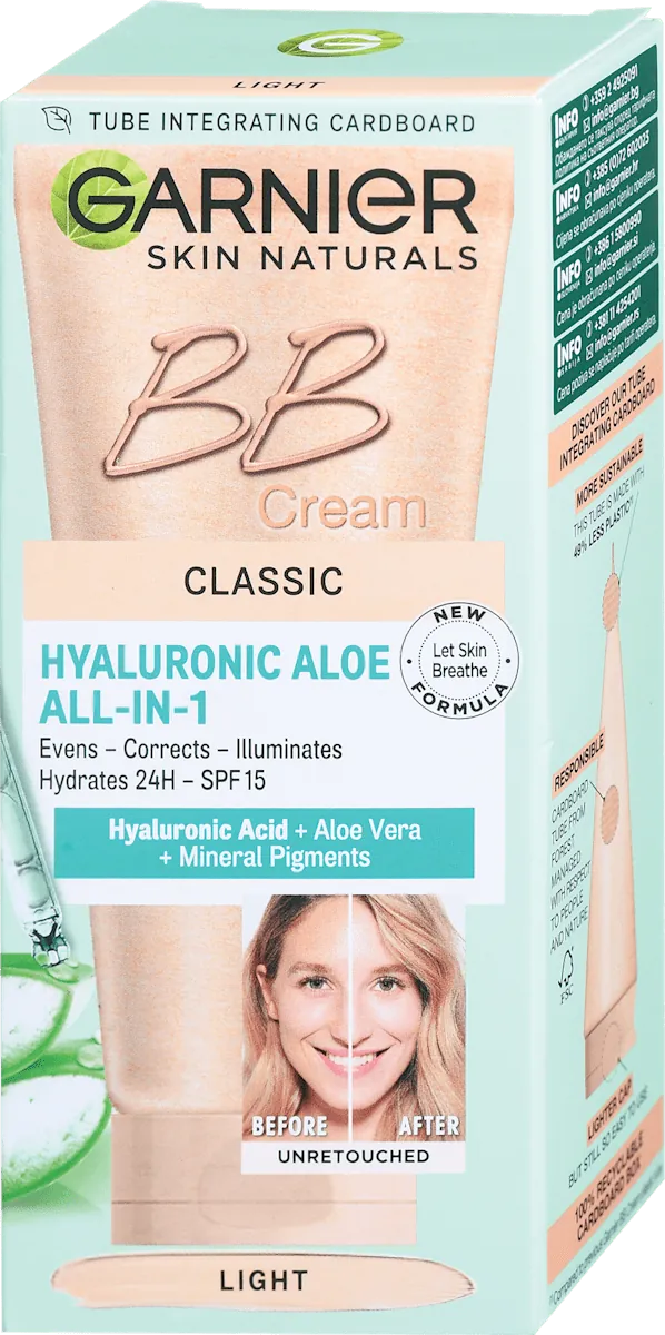 BB krema GARNIER SKIN NATURALS Classic Light 50 ml