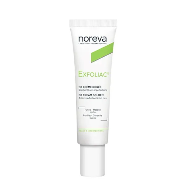 BB krema NOREVA Exfoliac, zlatna 30 ml