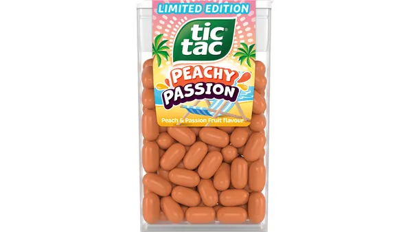 Bombone TIC TAC peach passion 54g