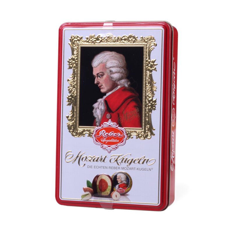 Bombonjera MOZART barok limenka 300g