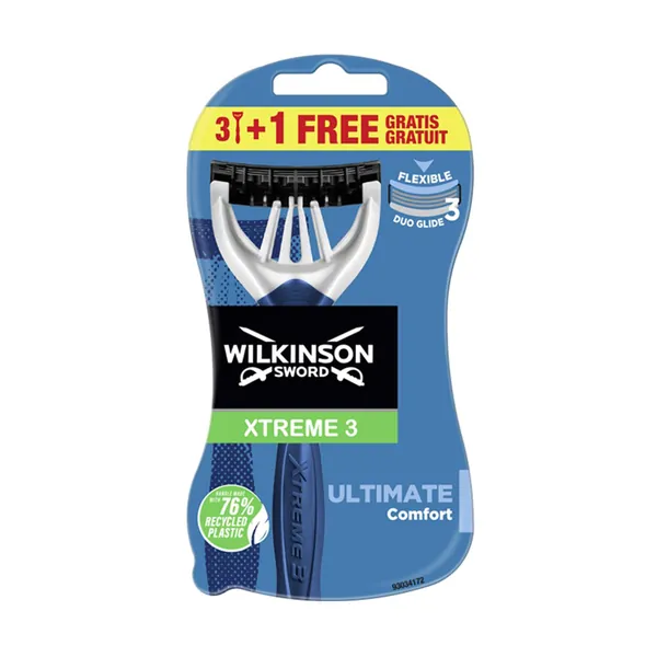 Brijač za muškarce WILKINSON Xtreme 3 ultimate plus 3+1 gratis